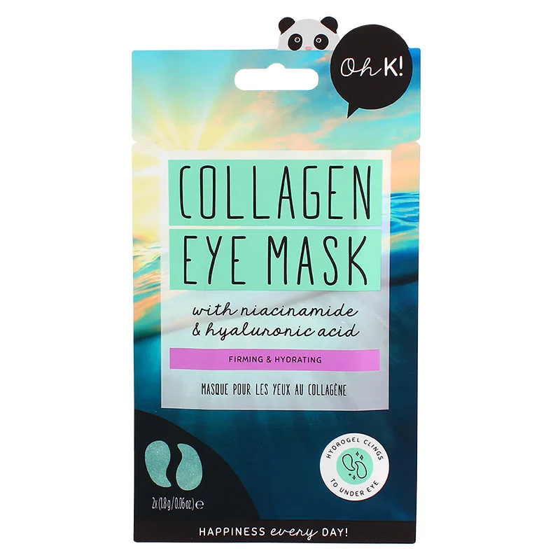 ! Collagen Eye Mask With Niacinamide & Hyaluronic Acid