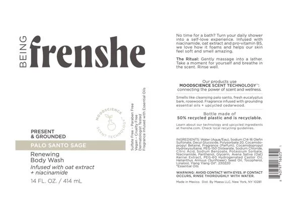 Present & Grounded Renewing Body Wash, Palo Santo Sage