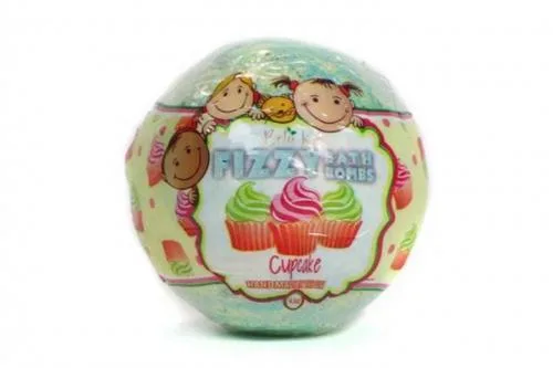 Fizzy Bath Bomb, Cupcake (2019 formulation)