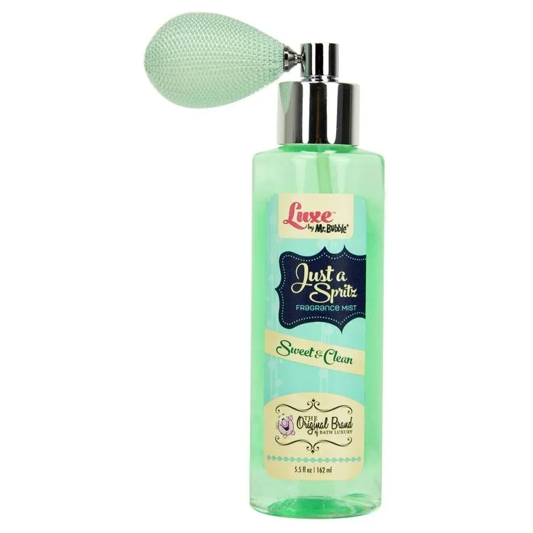 Luxe Just a Spritz Fragrance Mist, Sweet & Clean (2019 formulation)