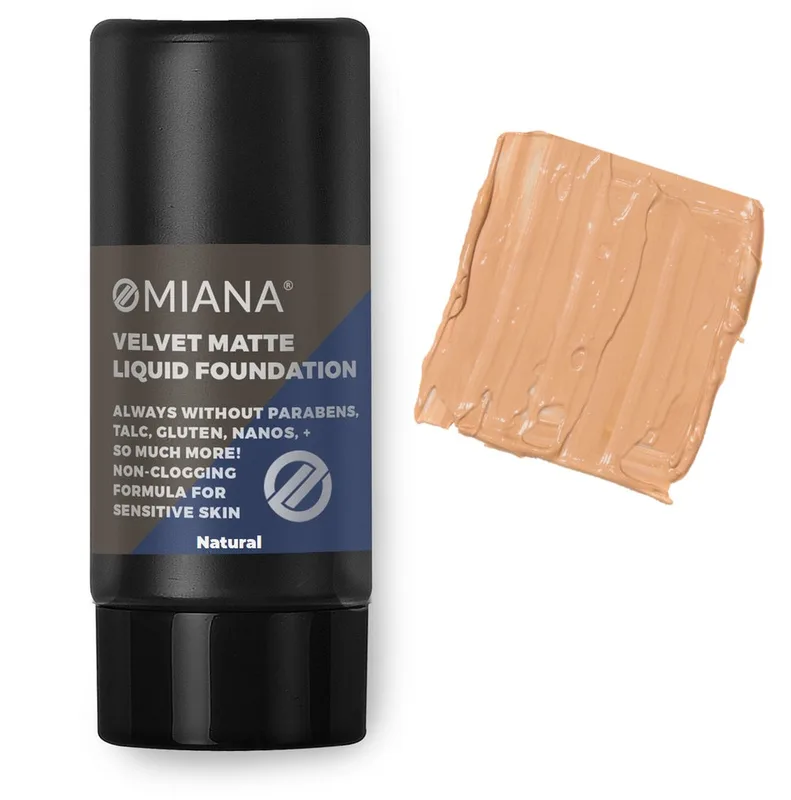 Velvet Matte Liquid Foundation, All Natural