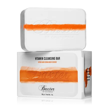 Vitamin Cleansing Bar, Citrus & Herbal Musk (2020 formulation)
