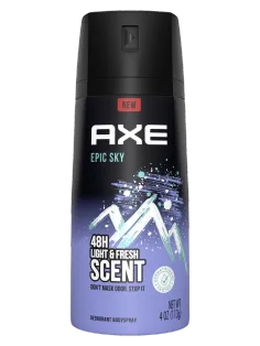 48H Light & Fresh Scent, Deodorant Bodyspray, Epic Sky