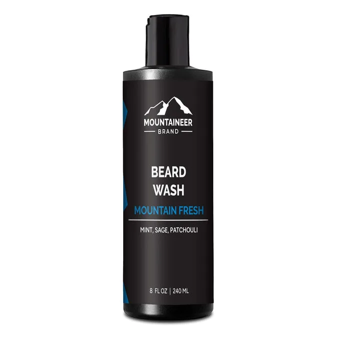 Natural Beard Wash/Shampoo, Mountain Fresh