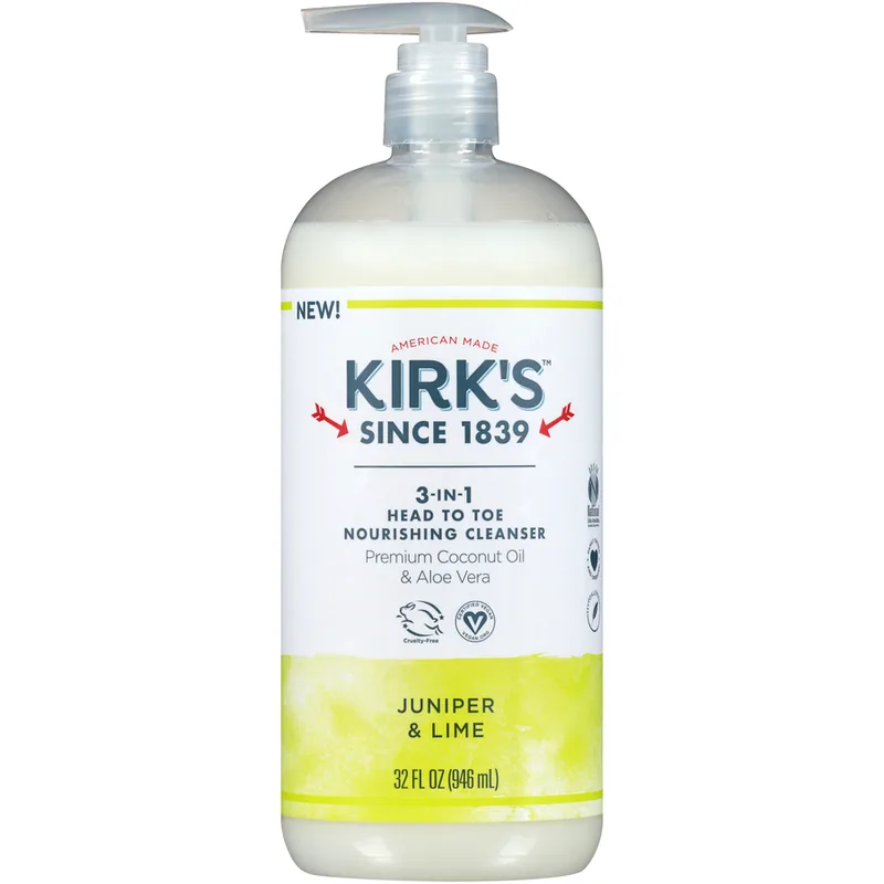 3 in 1 Head to Toe Nourishing Cleanser, Juniper & Lime (2020 formulation)