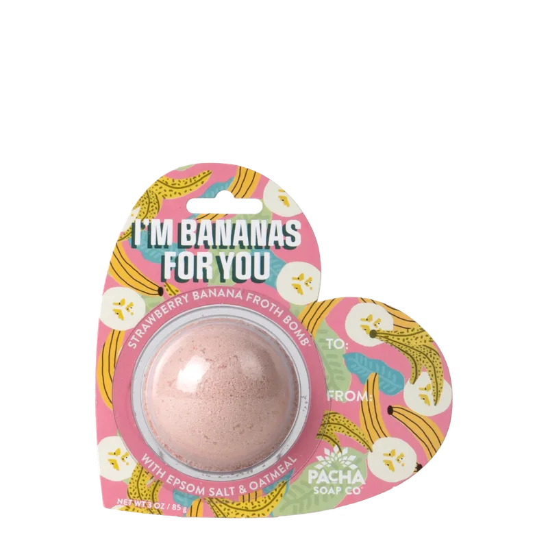 Bananas for You Froth Bomb Card