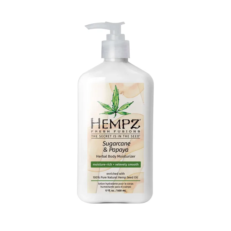 Fresh Fusions Herbal Body Moisturizer, Sugarcane & Papaya