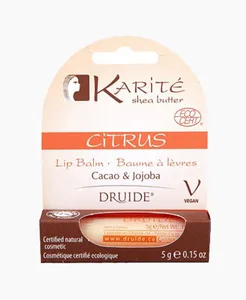Karite Lip Balm, Citrus (2020 formulation)