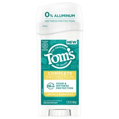 Complete Protection Deodorant, Lemon & Bergamot