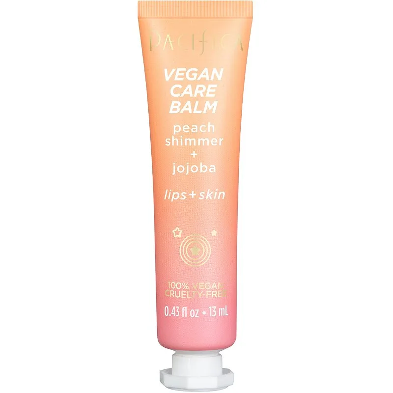 Vegan Care Balm, Peach Shimmer + Jojoba (2020 formulation)