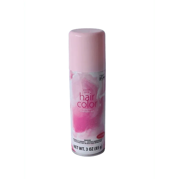 Temporary Hair Color Spray, Pastel Pink