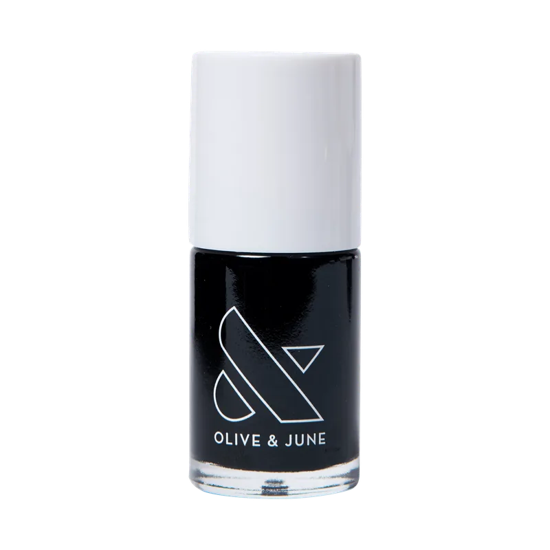 Long Lasting Nail Polish, E+M, Deep Black
