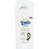 Natural Strength Deodorant, Fresh Coconut (2019 formulation)