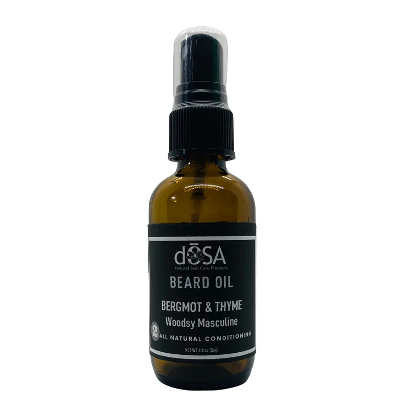Conditioning Beard Oil, Bergmot & Thyme (2020 formulation)