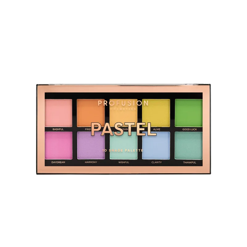 Cosmetics Pastel 10 Shade Palette