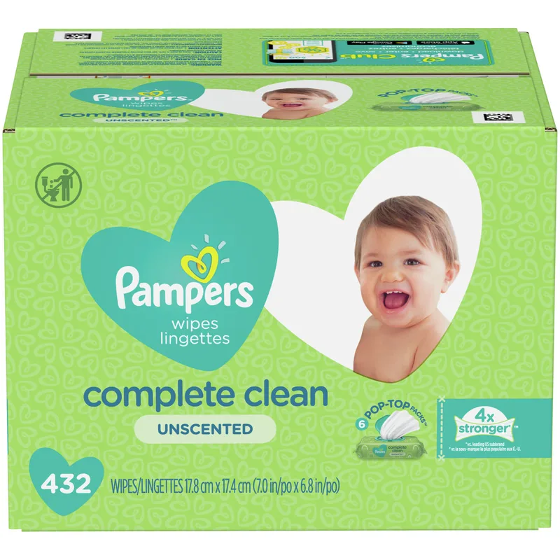 Wipes Complete Clean, Unscented