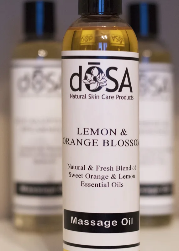 Massage Oil, Lemon & Orange Blossom (2020 formulation)