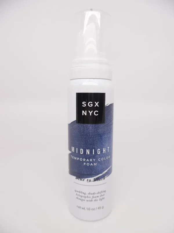 Midnight Temporary Color Foam, Blue to Black (2020 formulation)