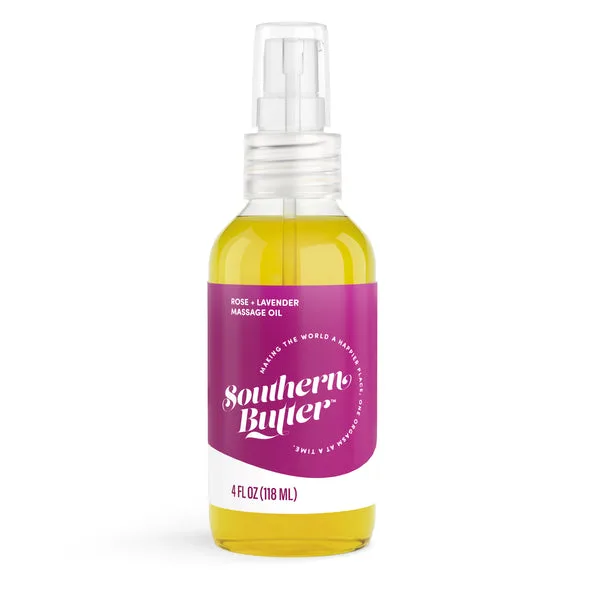 Massage Oil, Rose + Lavender