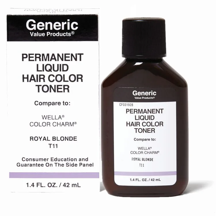 Value Products, Permanent Liquid Hair Color Toner, Royal Blonde T11