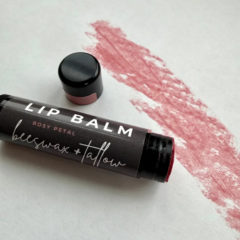 Tinted Lip Balm, Rosy Petal