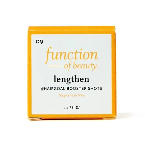 Lengthen #Hairgoal Booster Shots, 09 Fragrance Free (2020 formulation)