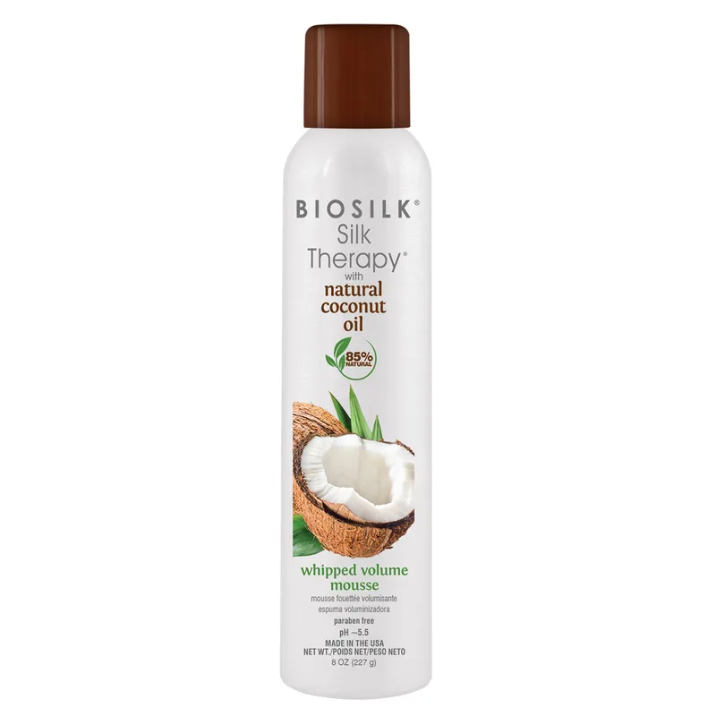 Silk Therapy with Natural Coconut Oil Whipped Volume Mousse
