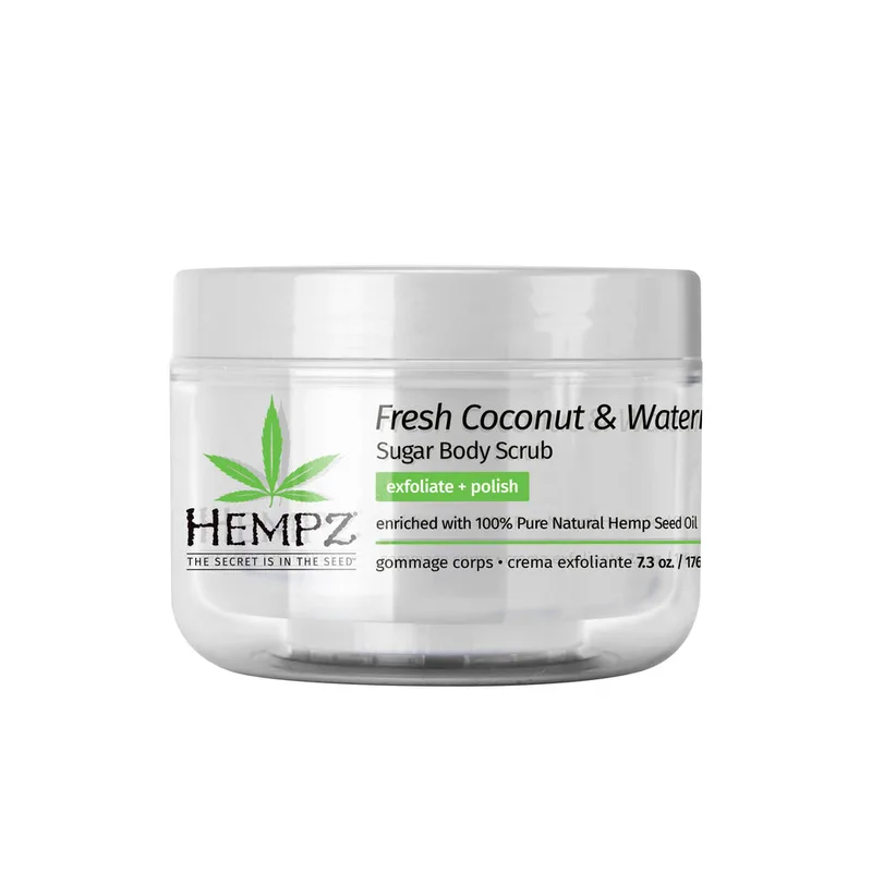 Herbal Sugar Body Scrub, Fresh Coconut & Watermelon