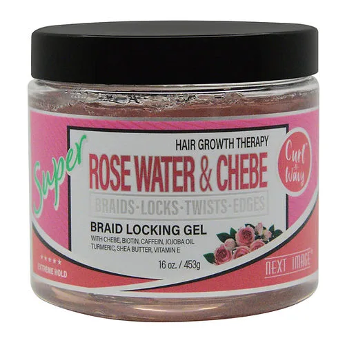 Braid Locking Gel Super Hold, Rose Water
