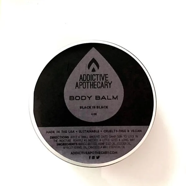 Men's Body Butter, Black Is Black