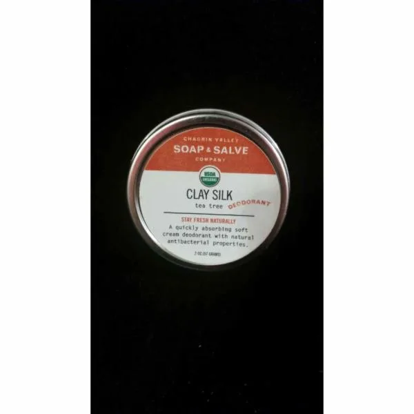 Clay Silk Tea Tree Deodorant (2019 formulation)