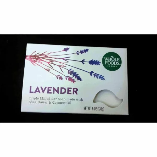 Lavender Triple Milled Bar Soap, Shea Butter & Coconut Oil (2018 formulation)