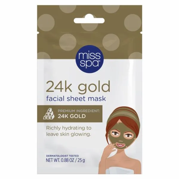 24K Gold Facial Sheet Mask (2018 formulation)
