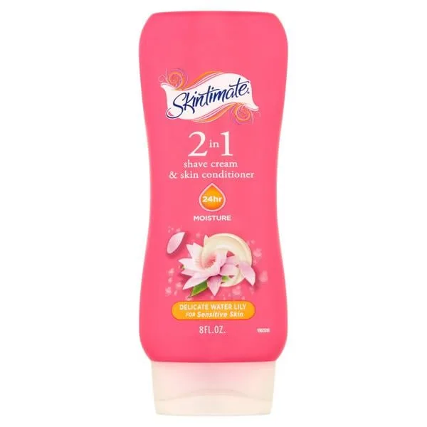 2 in 1 Shave Cream & Skin Conditioner, Delicate Water Lily