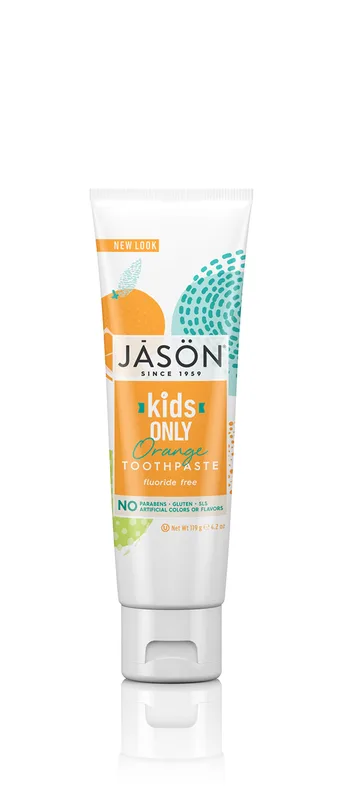 Kids ONLY Toothpaste, Orange (2018 formulation)