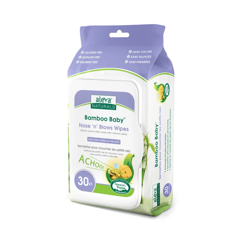 Bamboo Baby Nose 'n' Blows Wipes
