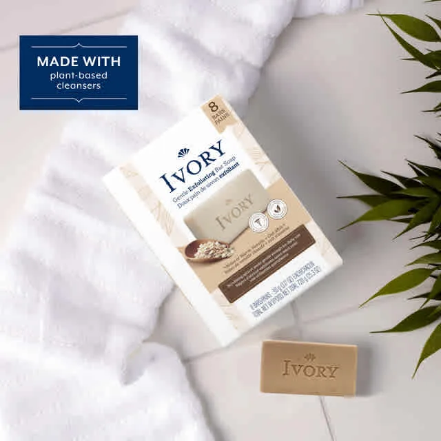 Gentle Exfoliating Bar Soap, Vanilla + Oat Milk