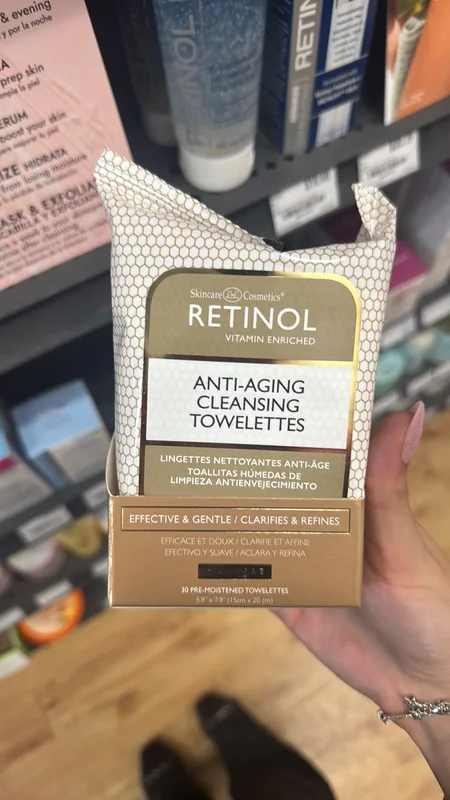 Retinol Anti-Aging Cleansing Towelettes