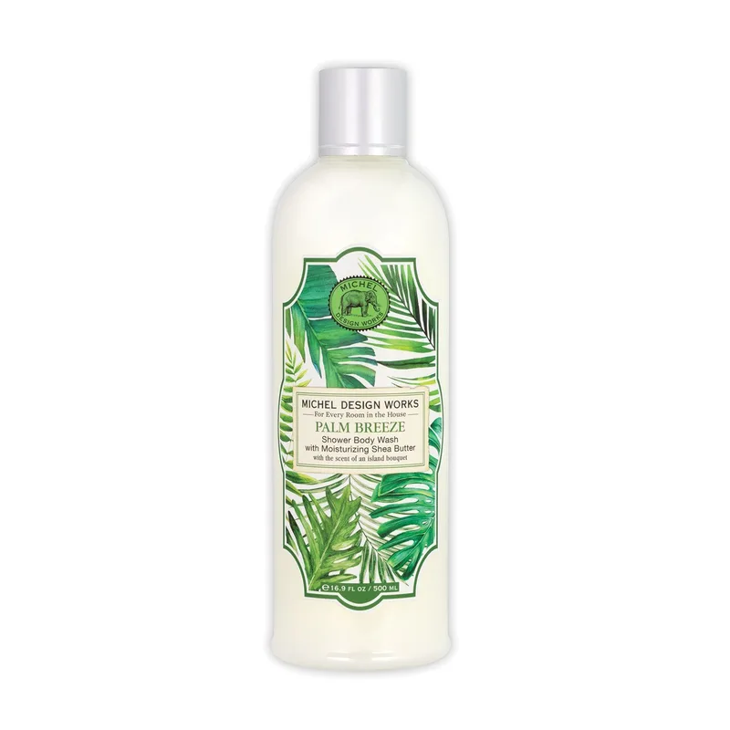 Michel Design Work Shower Body Wash With Moisturizing Shea Butter, Palm Breeze (2020 formulation)