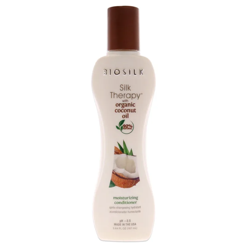 Silk Therapy with Natural Coconut Oil Moisturizing Conditioner