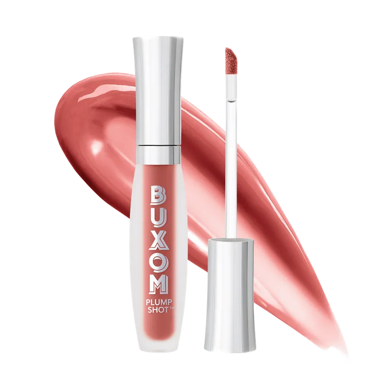 Plump Shot Peptides Lip Serum, Plush Peach