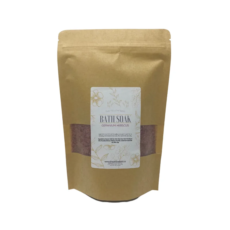Bath Soak, Geranium Hibiscus