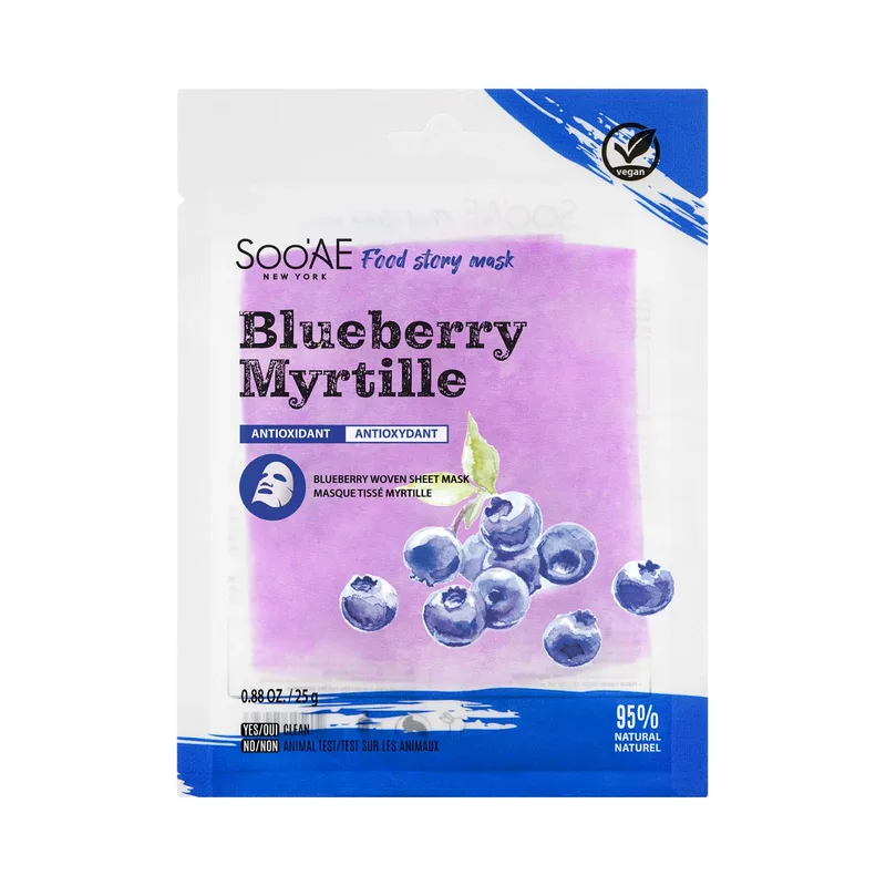 Blueberry Myrtille Food Story Mask