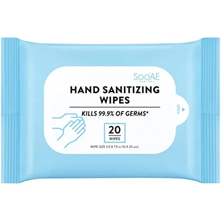 Hand Sanitizing Wipes