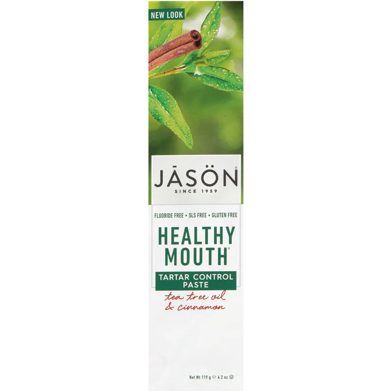 Healthy Mouth Tartar Control Paste, Tea Tree Oil & Cinnamon (2018 formulation)