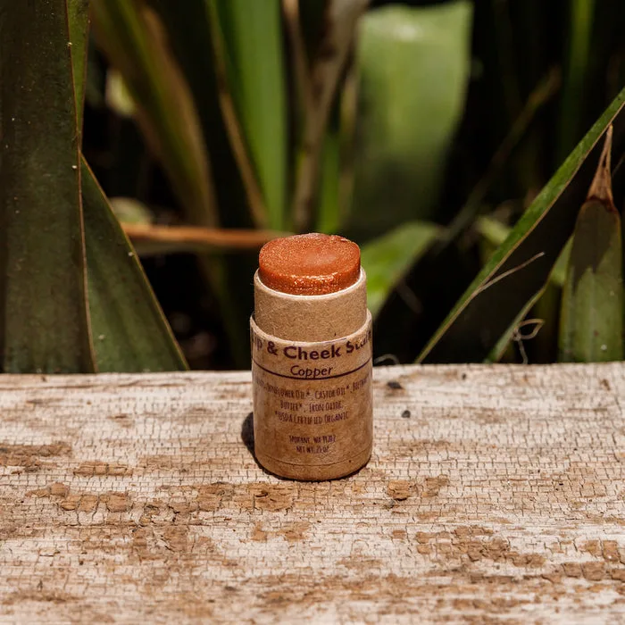 Mineral Lip & Cheek Stain, Copper Bronze