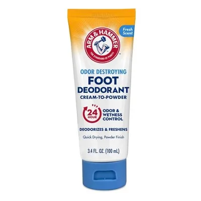 Odor Destroying Foot Deodorant Cream-to-Powder