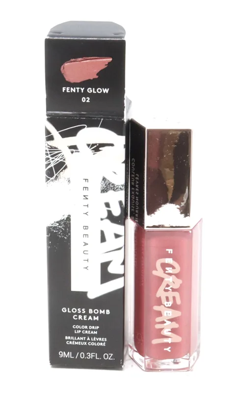 Gloss Bomb Cream Color Drip Lip Cream 0.3oz 02 Fenty Glow New