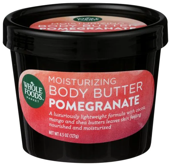 Moisturizing Body Butter, Pomegranate (2020 formulation)