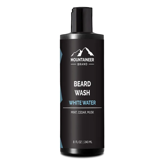 Natural Beard Wash/Shampoo, White Water